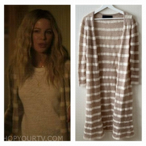 🎥 Guilty Party TV Show THE ELDER STATESMAN Cashmere Cardigan